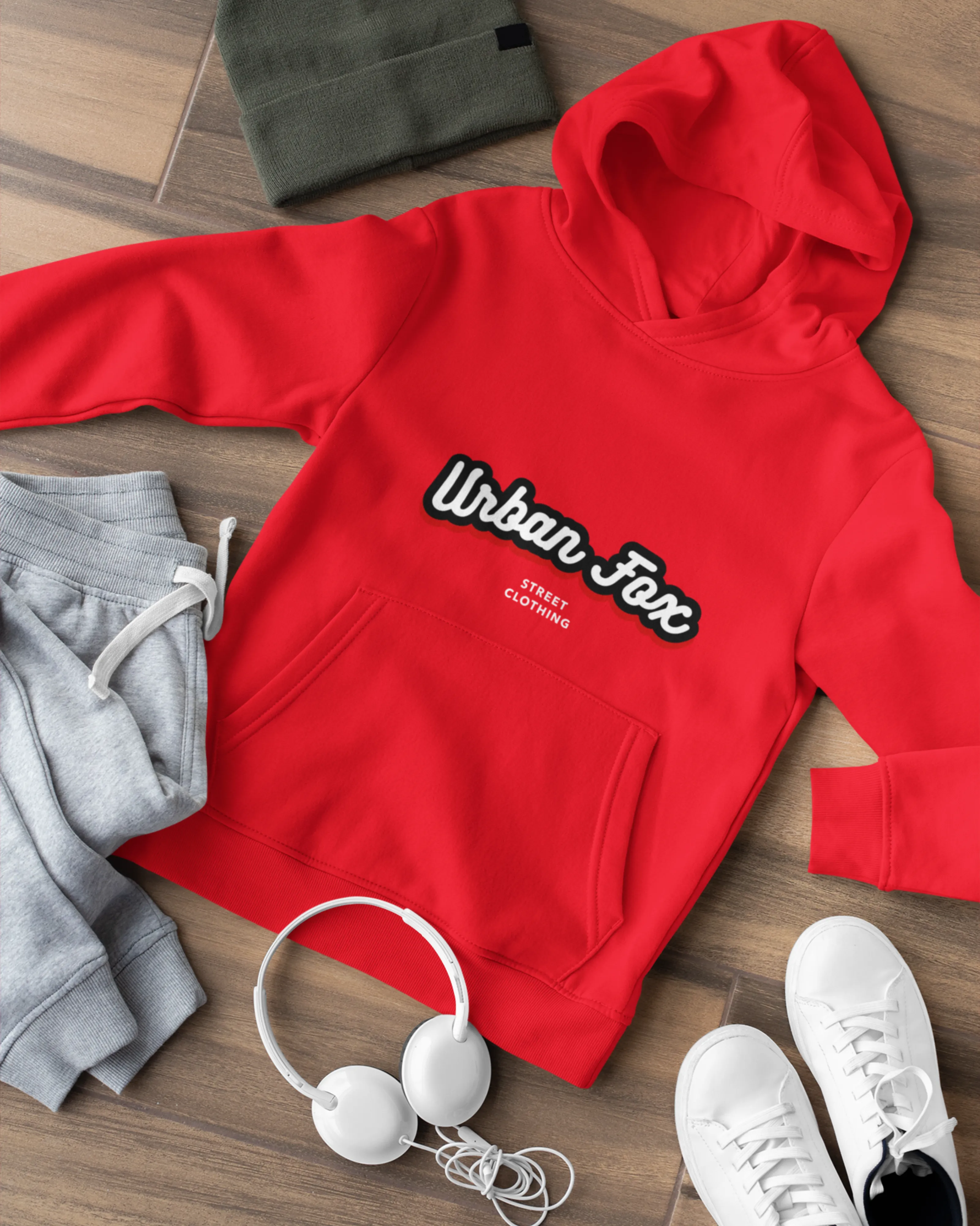Urban Fox - Kids Unisex Hoodie