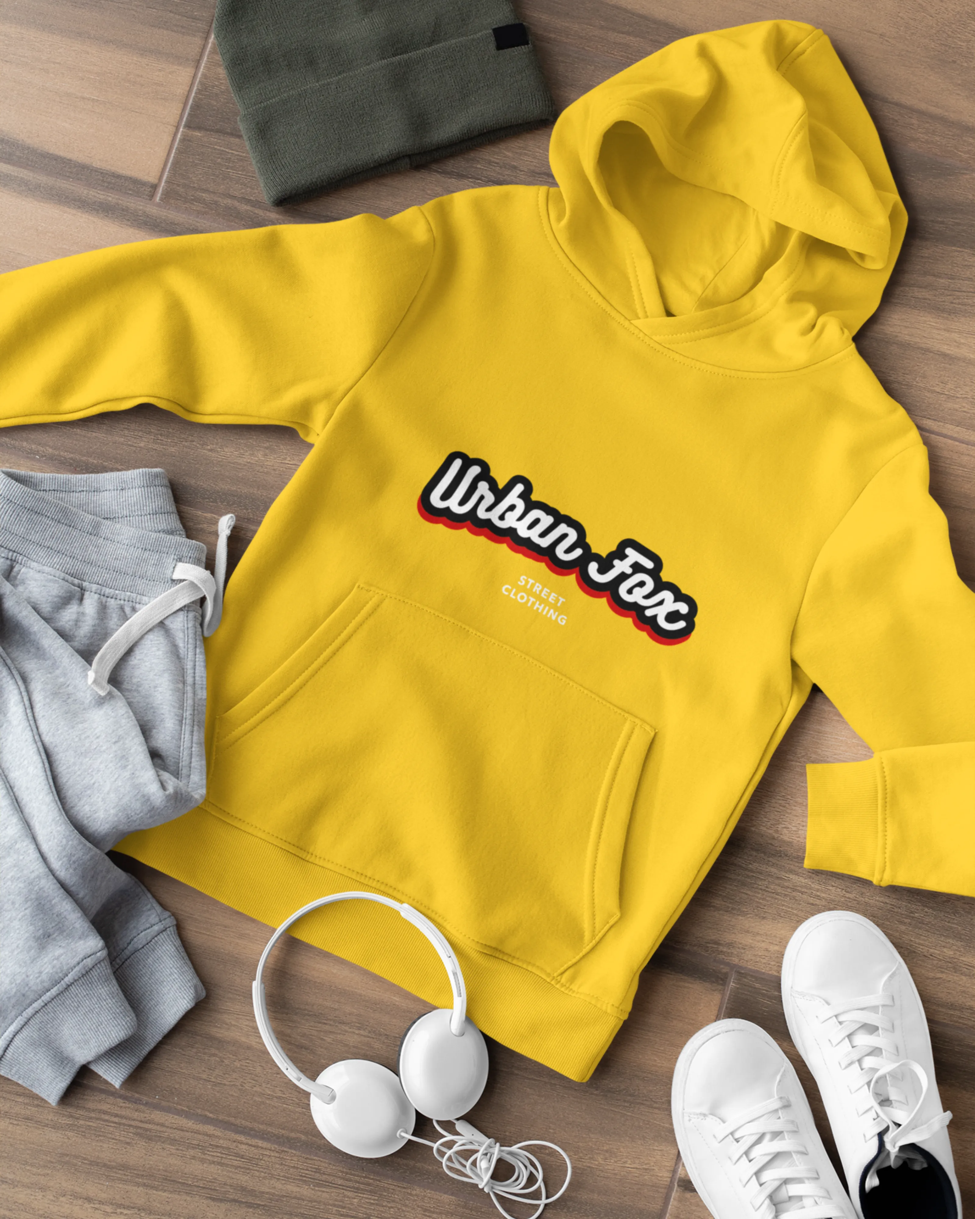 Urban Fox - Kids Unisex Hoodie