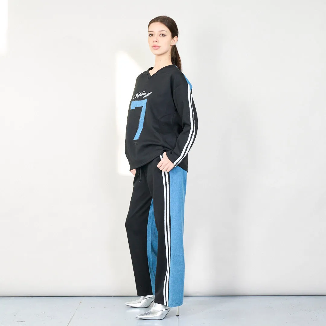 Vintage varsity tracksuit set wholesale