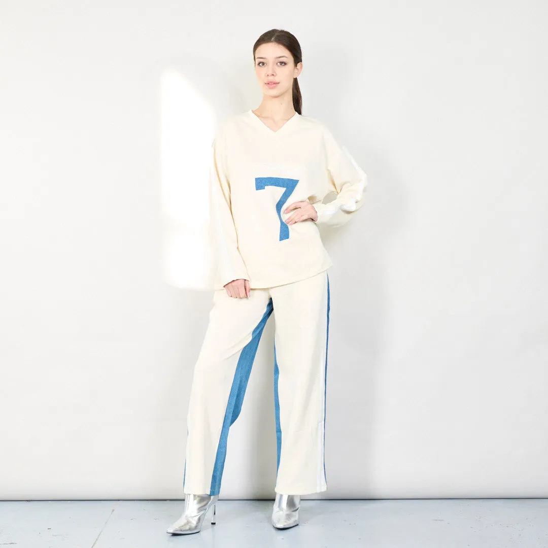 Vintage varsity tracksuit set wholesale