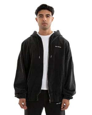 Washed Black Zip Sweater (1 of 2 set)