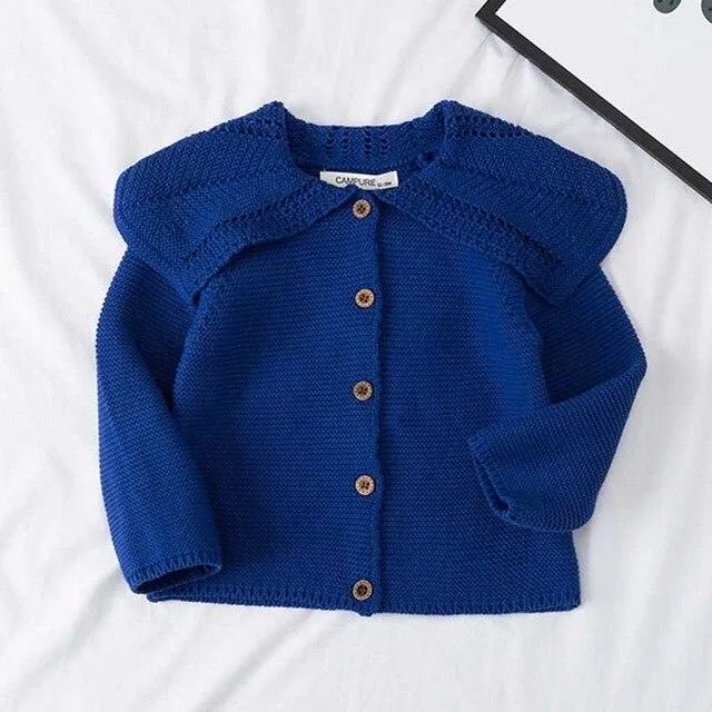 wholesale Baby girls Sweater trendy  Jacket Baby Sweater Coat spring Winter Sweaters in bulk