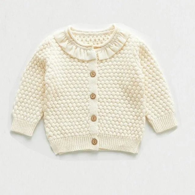 wholesale Baby girls Sweater trendy  Jacket Baby Sweater Coat spring Winter Sweaters in bulk
