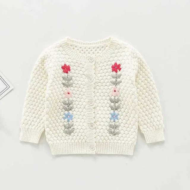 wholesale Baby girls Sweater trendy  Jacket Baby Sweater Coat spring Winter Sweaters in bulk