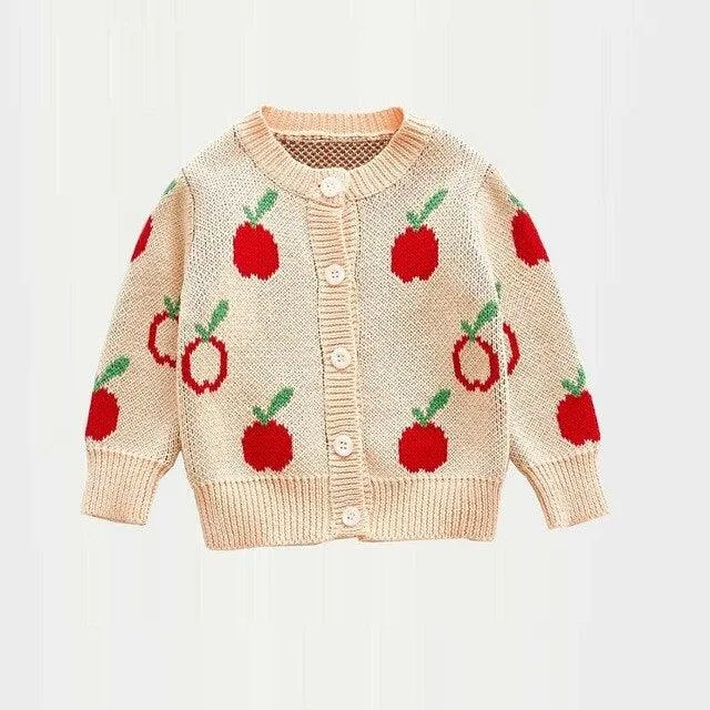 wholesale Baby girls Sweater trendy  Jacket Baby Sweater Coat spring Winter Sweaters in bulk
