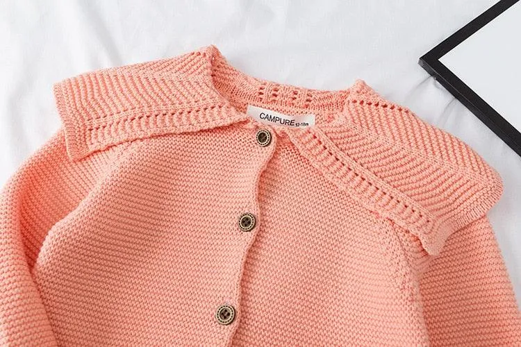 wholesale Baby girls Sweater trendy  Jacket Baby Sweater Coat spring Winter Sweaters in bulk