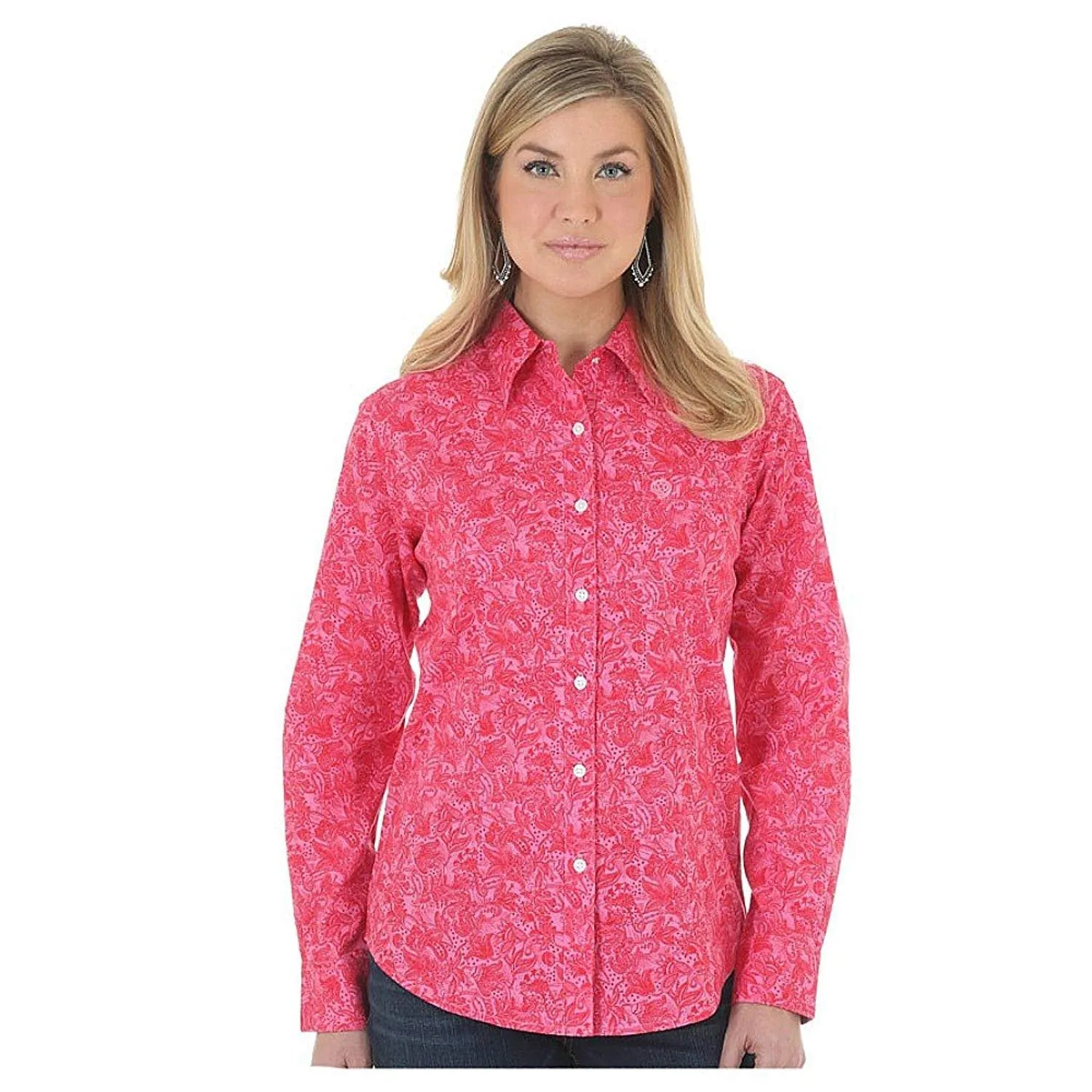 Women's Wrangler George Strait For Her Button Down Floral Top